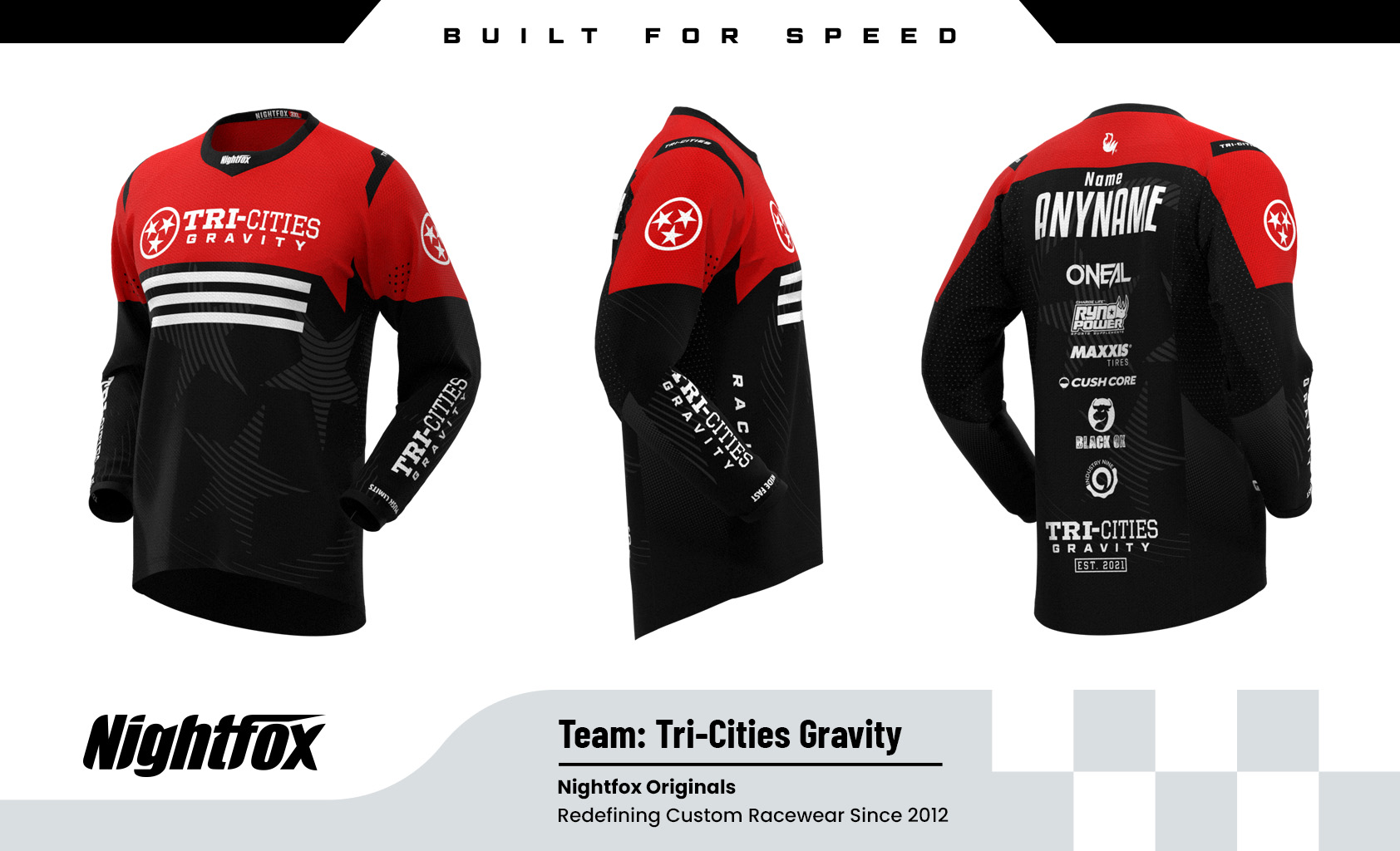 Design Your Own MTB Jersey Nightfox Designs